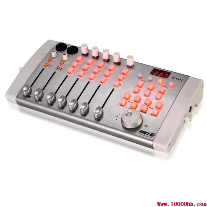 ICON Aio6 现场演出级6进6出 带midi控制器(300元/天)